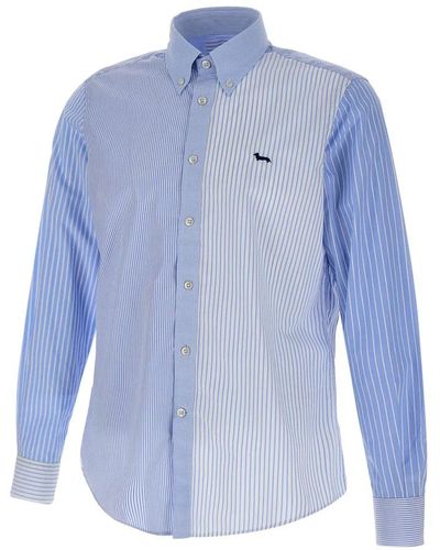 Harmont & Blaine Shirts > casual shirts - Bleu