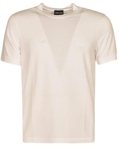 Giorgio Armani T-Shirts - Natural
