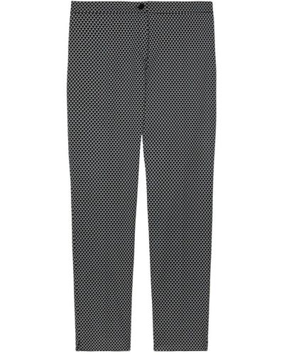 Elena Miro Trousers > straight trousers - Gris