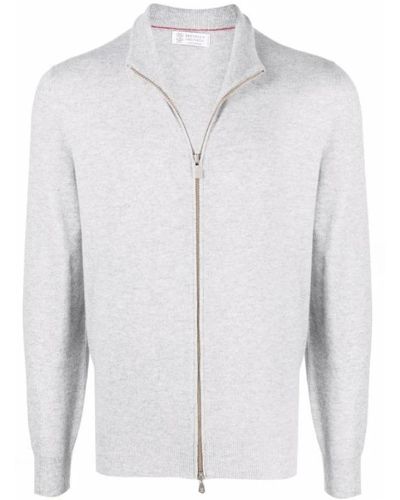 Brunello Cucinelli Zip-Throughs - White