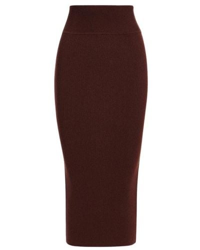 Essentiel Antwerp Pencil Skirts - Brown