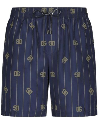 Dolce & Gabbana Swimwear > beachwear - Bleu
