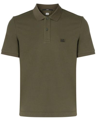 C.P. Company Stretch slim polo shirt - Grün