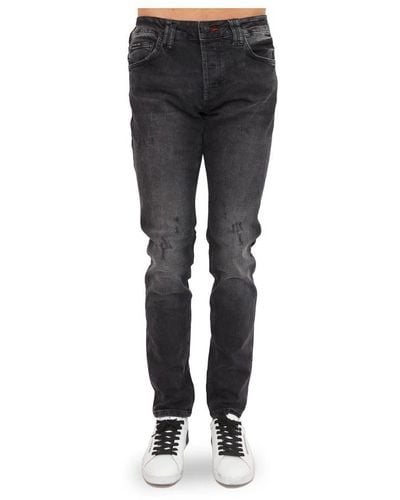 Philipp Plein Straight Jeans - Black