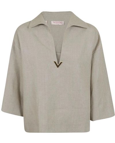 Valentino Garavani Blouses & shirts > blouses - Gris