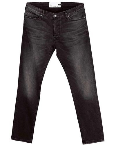 Zhrill Slim-Fit Jeans - Black