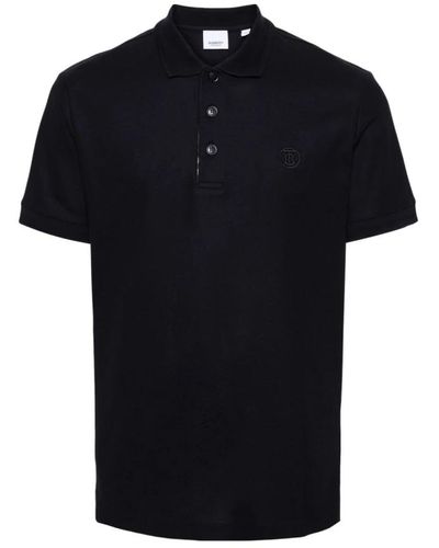 Burberry Polo Shirts - Black