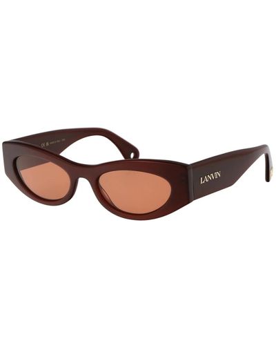 Lanvin Stylische sonnenbrille mit lnv669s design - Braun