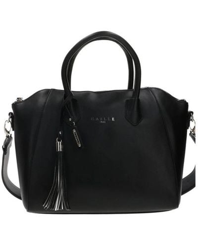 Gaelle Paris Mittelgroße handtasche mit reißverschluss - Schwarz