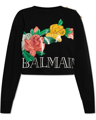 Balmain Sweatshirts & hoodies > sweatshirts - Noir