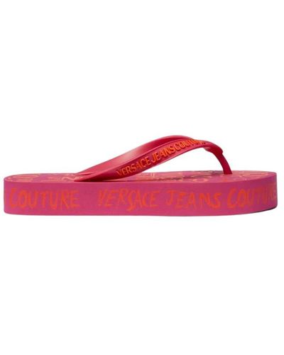 Versace Jeans Couture Pantofole rosa - Rosso