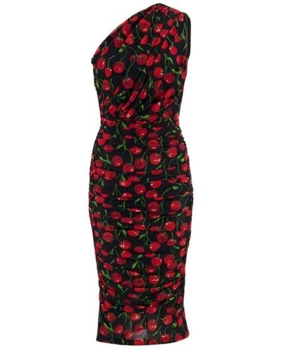 Dolce & Gabbana Midi Dresses - Red