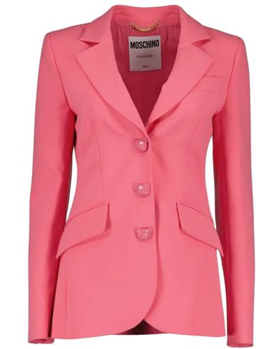 Moschino Klassische blazer jacke - Pink