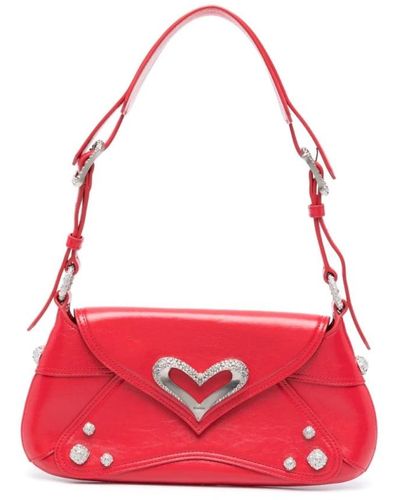 Pinko Shoulder Bags - Red