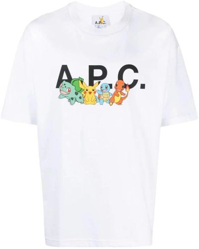 A.P.C. T-shirt pokemon - Bianco