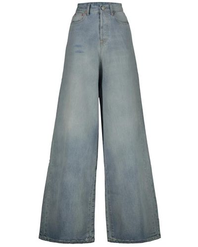 Vetements Wide trousers - Blau