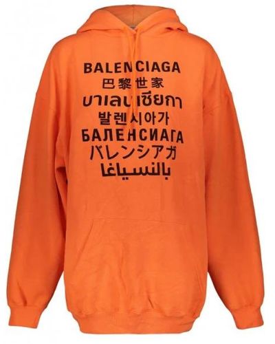 Balenciaga Hoodies - Orange