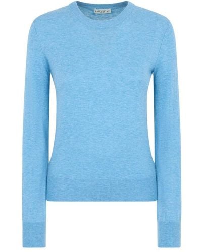 Ballantyne Round-Neck Knitwear - Blue