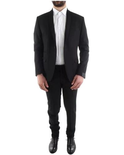 Alessandro Dell'acqua Suits > suit sets > single breasted suits - Noir