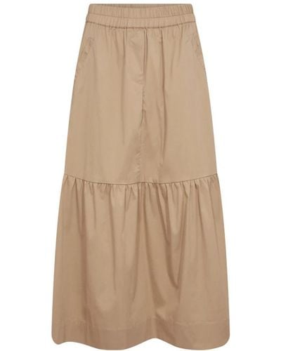 co'couture Midi Skirts - Natural