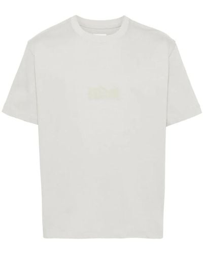 Roa Graues mirage grafik t-shirt - Weiß