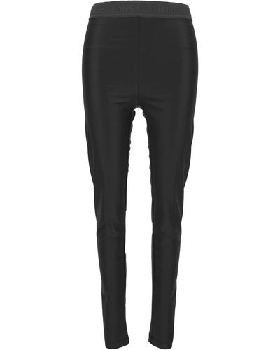 Versace Jeans Couture Jegging skinny fit in lycra lucida - Nero