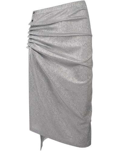 Rabanne Midi Skirts - Grey