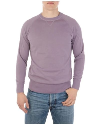 Aspesi Round-Neck Knitwear - Purple