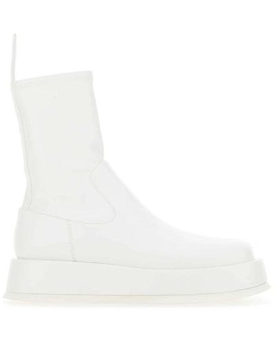 Gia Borghini Chelsea Boots - White