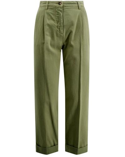 Etro Straight Pants - Green