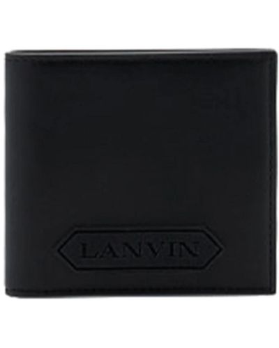 Lanvin Schwarzes logo-portemonnaie