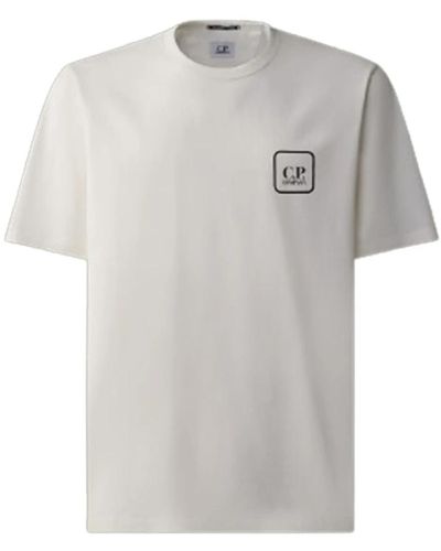 C.P. Company Metropolis serie logo grafik t-shirt - Grau