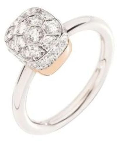 Pomellato Anello con diamanti - design lussuoso ed elegante - Bianco