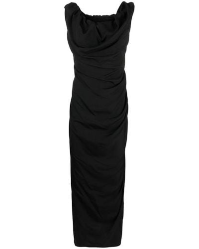 Vivienne Westwood Ginnie Draped Maxi Dress - Black