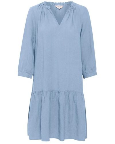 Part Two Short Dresses - Blue