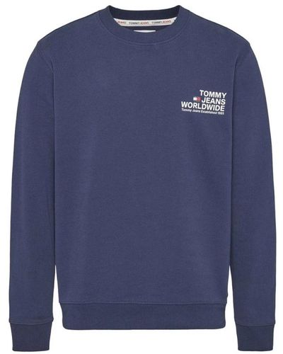 Tommy Hilfiger Entry graphic crew sweatshirt - Blu