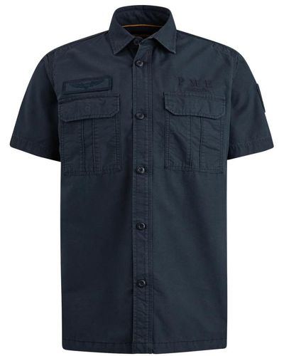 PME LEGEND Short sleeve camicie - Blu