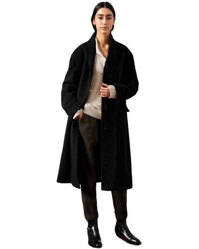 Massimo Alba Coats > single-breasted coats - Noir