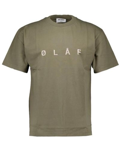 OLAF HUSSEIN T-Shirts - Green