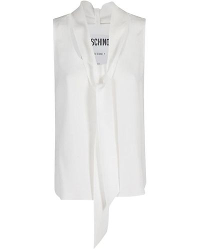 Moschino Stylisches hemd für männer,stilvolles hemd für männer,stilvolles hemd für männer und frauen - Weiß