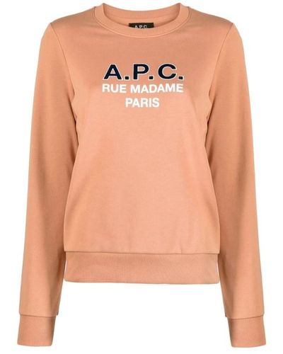 A.P.C. Rose poudre sweatshirt - Pink