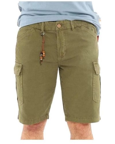 Yes-Zee Casual Shorts - Green
