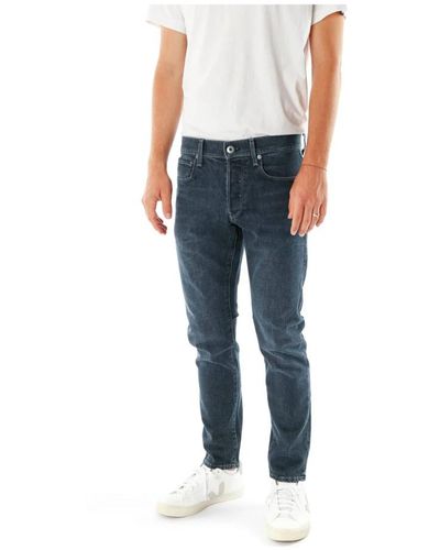 G-Star RAW 3301 slim fit mid waist jeans - Blau