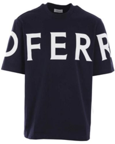 Ferragamo T-Shirts - Blue