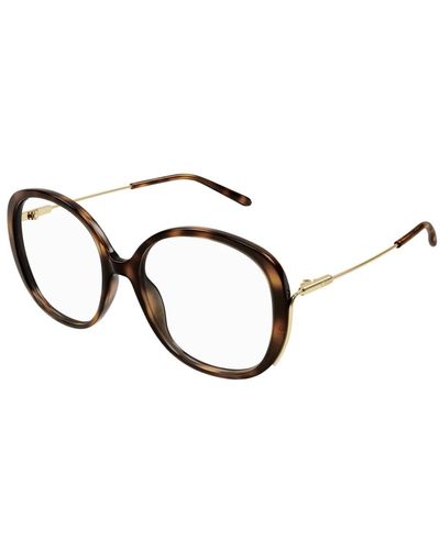 Chloé Elegante colección de gafas ligeras - Metálico