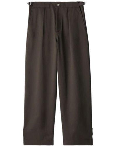 Burberry Wide Trousers - Grey