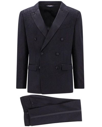 Dolce & Gabbana Double Breasted Suits - Blue