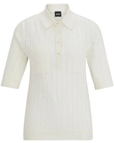 BOSS Polo camicie - Bianco
