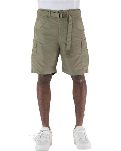 Sacai Shorts > casual shorts - Vert