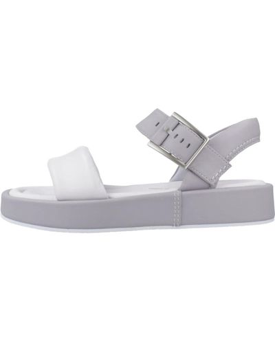 Clarks Shoes > sandals > flat sandals - Blanc